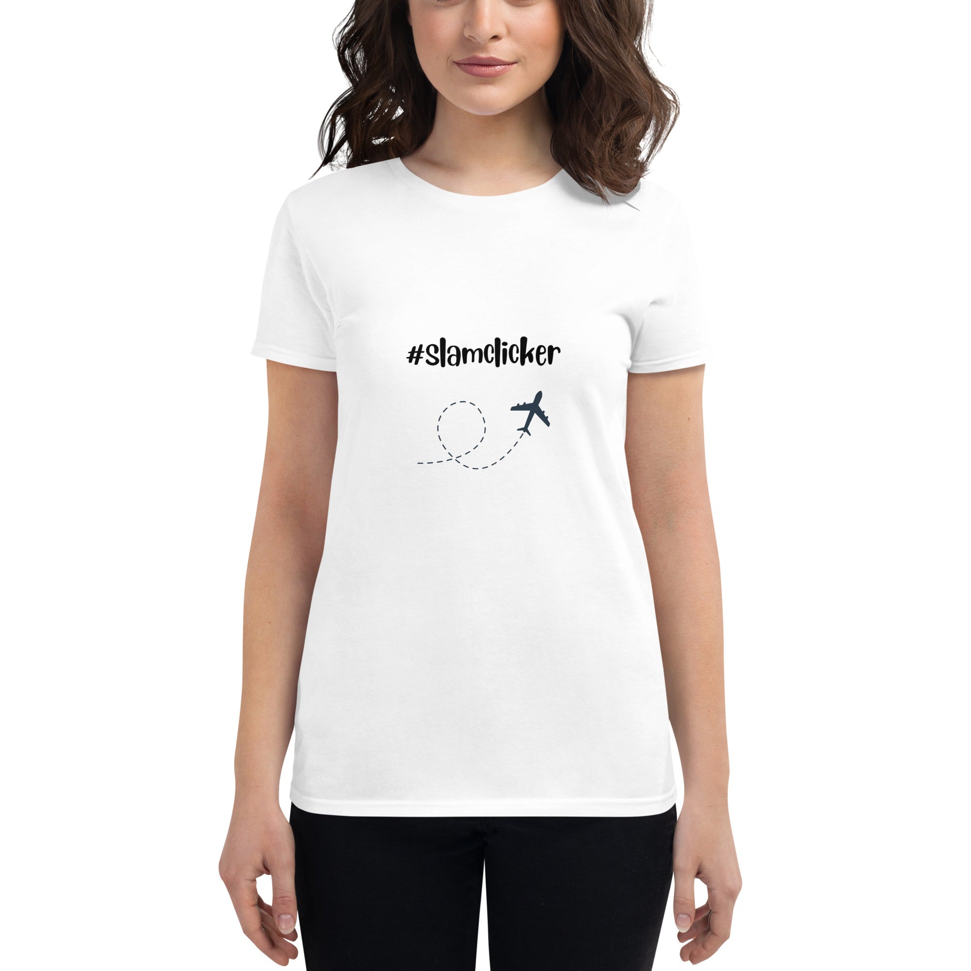 Slamclicker Women's T-shirt - Black - Remove B4 Flight