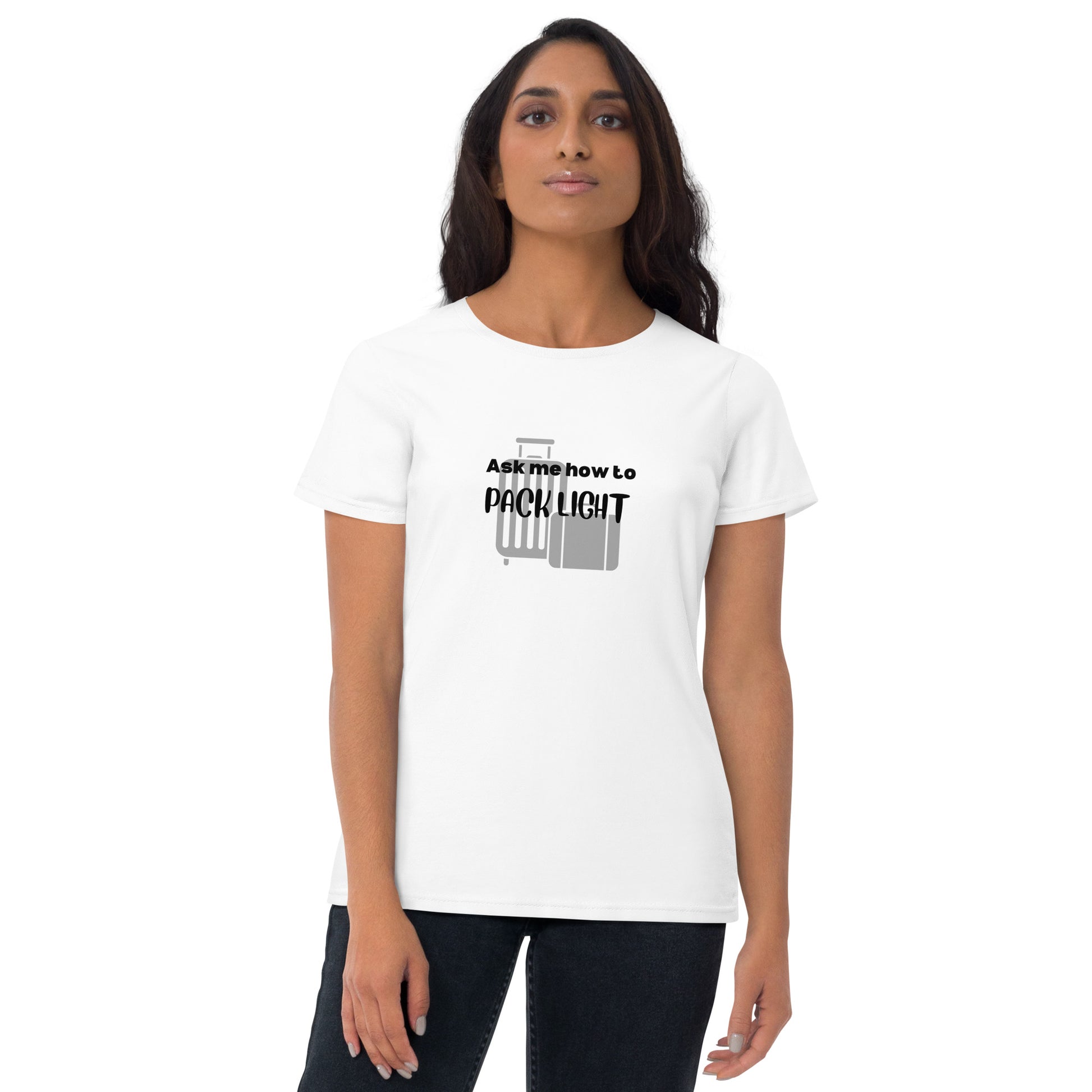 Pack Light Women's T-shirt - Black - Remove B4 Flight