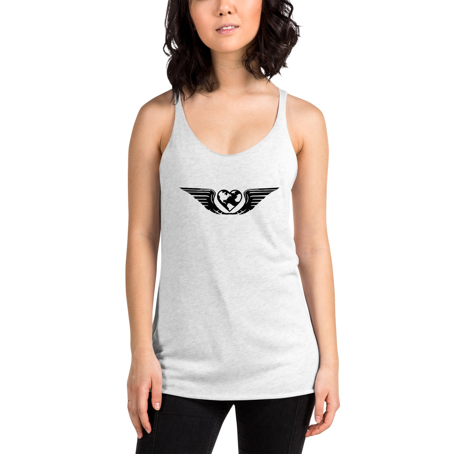 RB4F Logo Women's Racerback Tank - Black - Remove B4 Flight