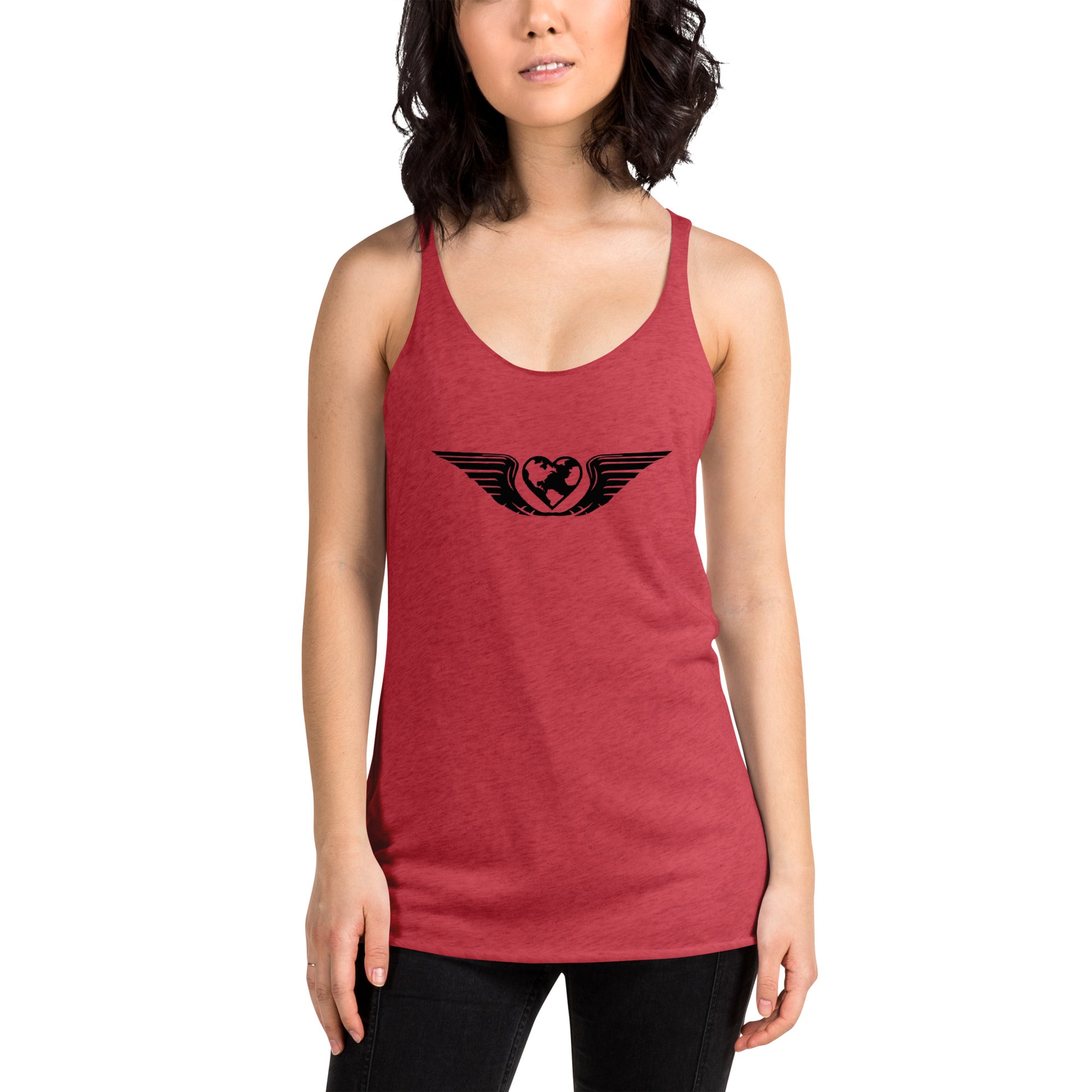 RB4F Logo Women's Racerback Tank - Black - Remove B4 Flight